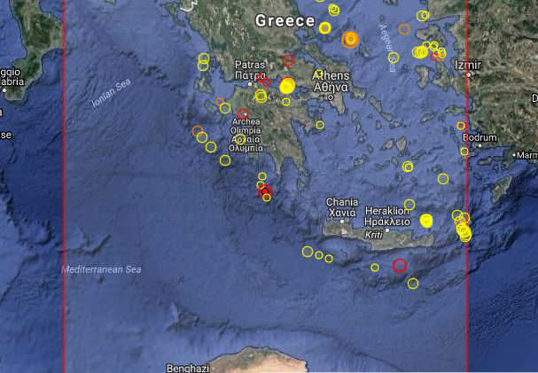 Σεισμική δόνηση 3,7 Ρίχτερ στη Μεσσηνία